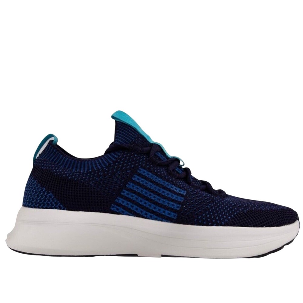 Zen Running Club ZR 01 Mens 13 Blue Teal Sustainable Knit Running Shoes Sneaker